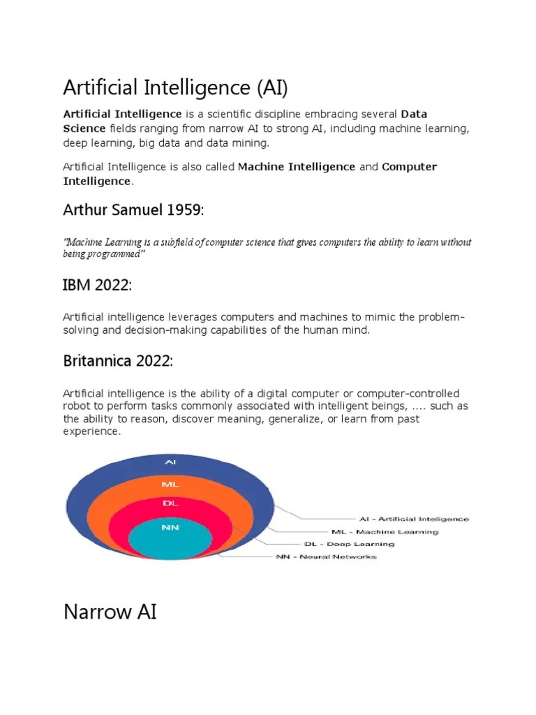 Artificial Intelligence | PDF | Artificial Intelligence | Intelligence ...