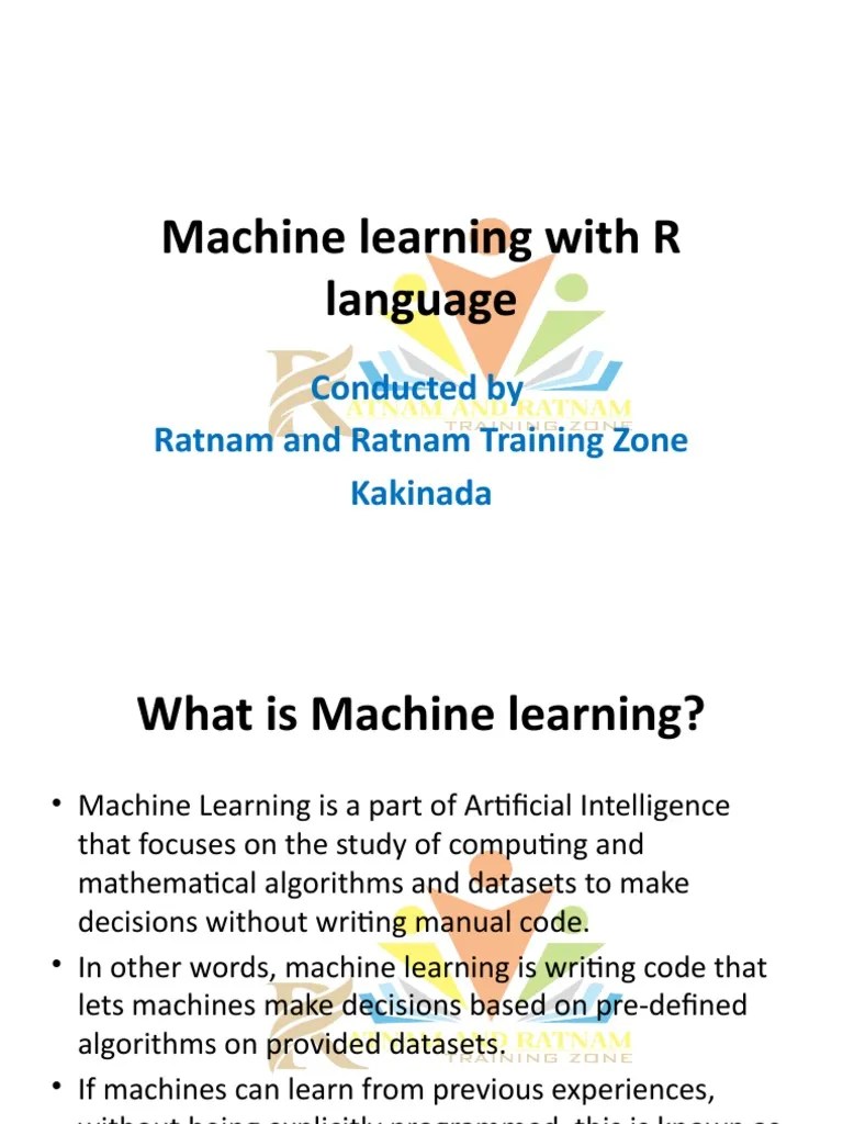 MachineLearning Jan2nd | PDF | Machine Learning | Statistical ...