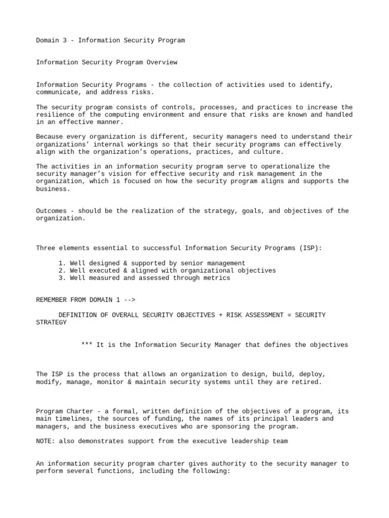 Information Security Program | PDF | Cloud Computing | Information Security
