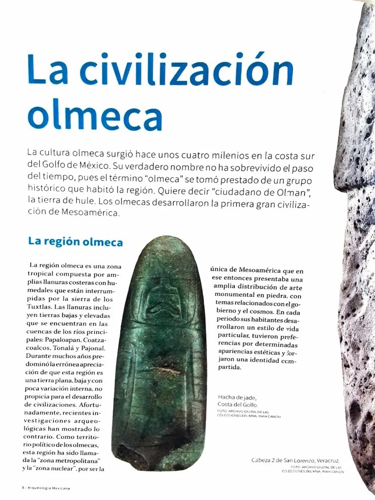 La Civilización Olmeca | PDF