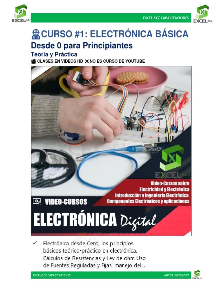 Electrónica Digital (4 Cursos) | PDF