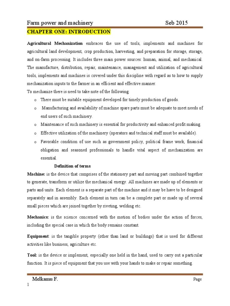 Farm Machine | PDF | Plough | Tractor