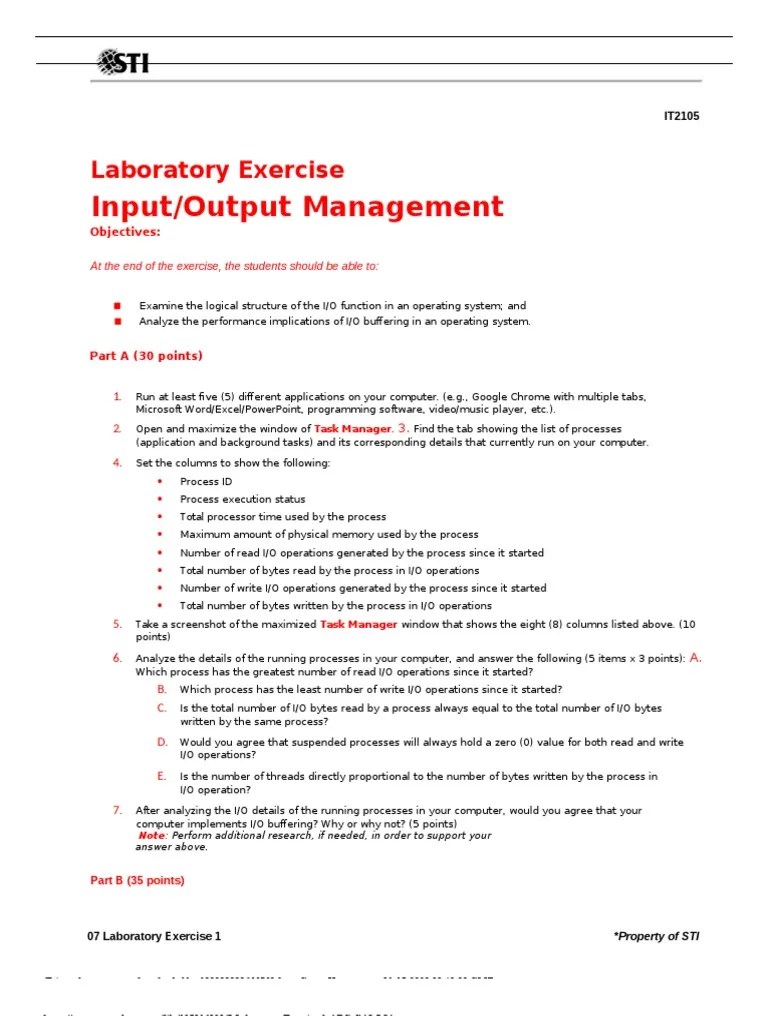 7 Laboratory Exercise 1 ARG GALOSA PDF | Download Free PDF | Input ...