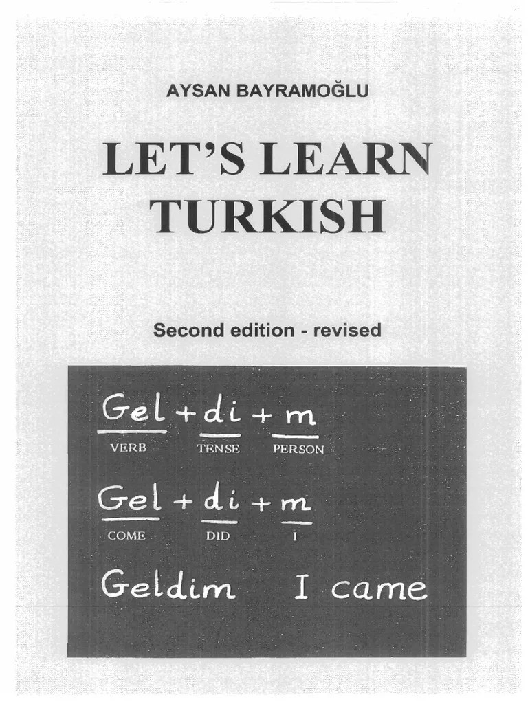 Let's Learn Turkish (Revised Second Edition) | PDF