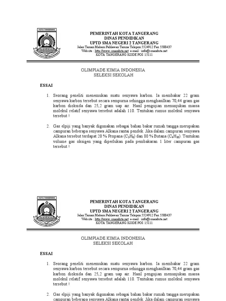 Seleksi Tim Komipa | PDF