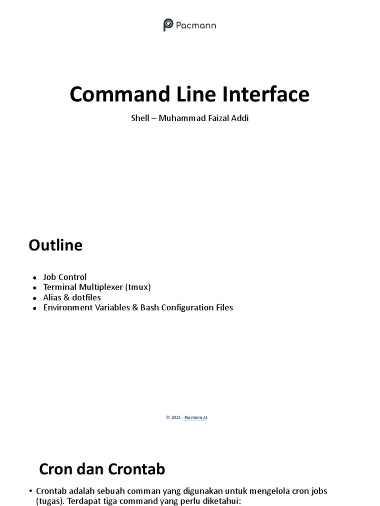 04 Command Line Interface | PDF