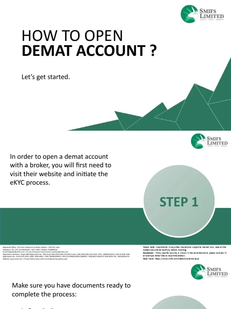 How To Open Demat Account | PDF | Investing | Financial Analyst