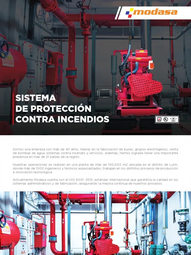 Brochure Sistema Contra Incendio 2019 | PDF