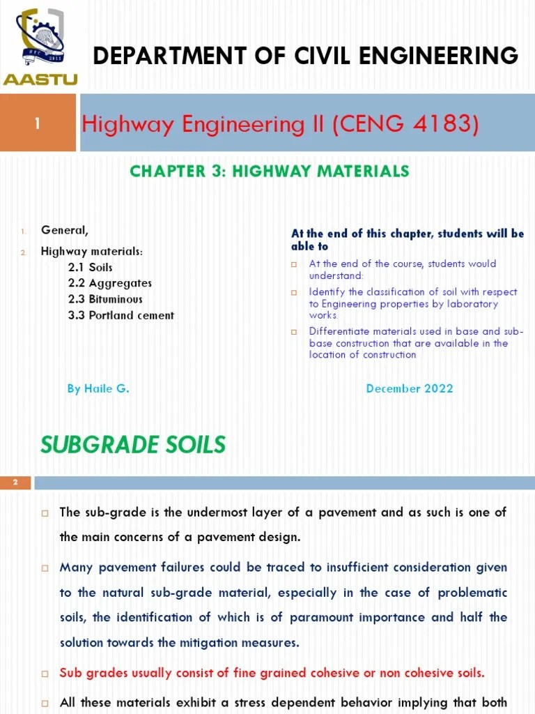 CHAPTER - 3 Highway Materials | Download Free PDF | Construction Aggregate | Gravel