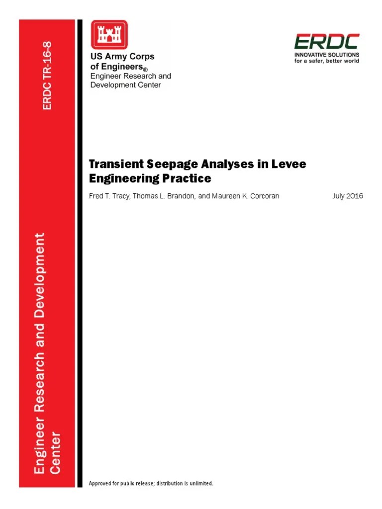Seepage Analysis Pdf Soil Mechanics Steady State