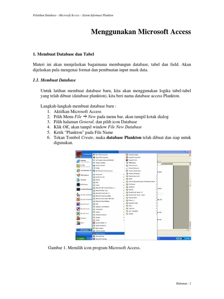 Manual Access | PDF | Komputer