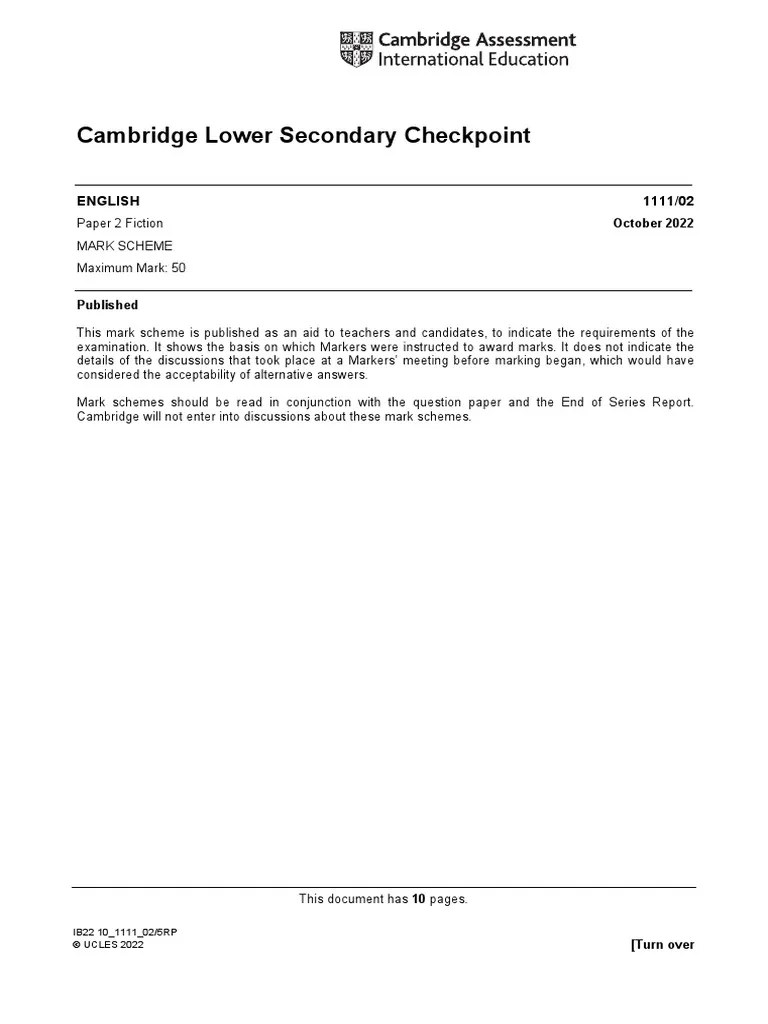 Paper 2 MS October 2022 | PDF | Punctuation | Linguistics