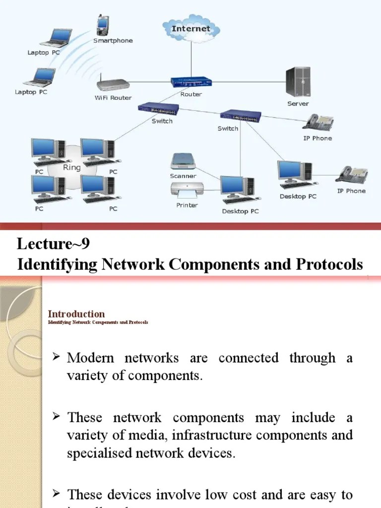 Lecture 9 Identifying Network Components And Protocols Pdf Computer