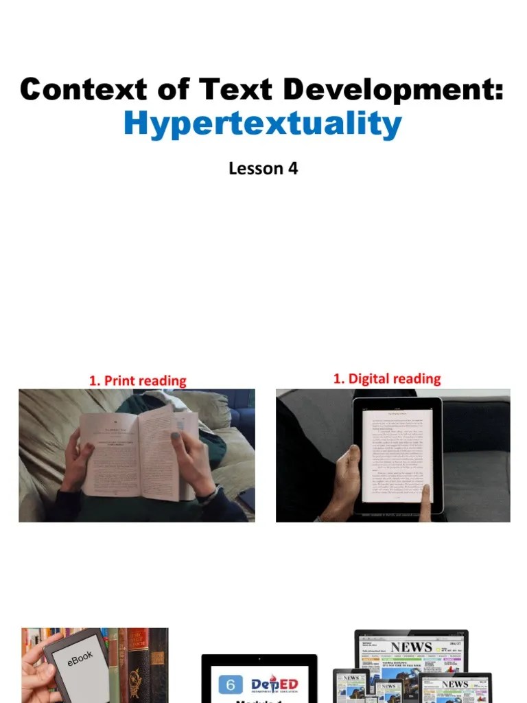 Context Of Text Development | PDF
