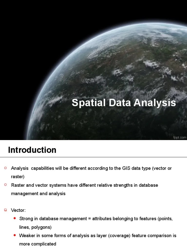 GIS Lec3 Spatial-Data-Analysis Final | PDF | Geographic Information ...