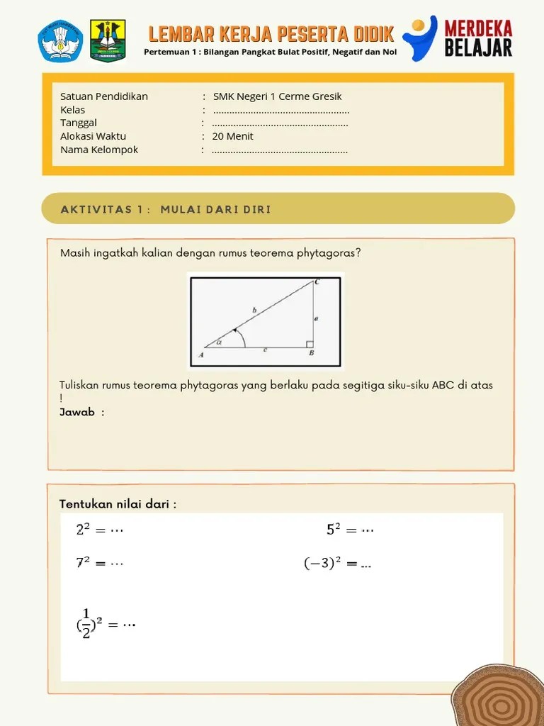 LKPD Modul Ajar Pertemuan 1 | PDF