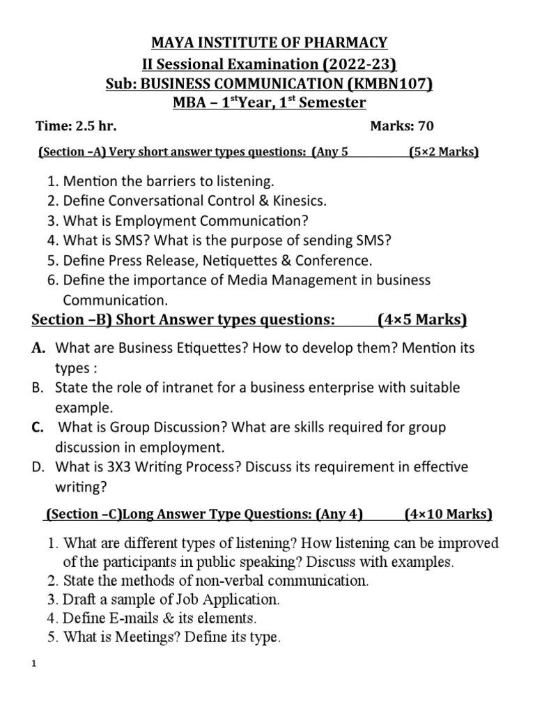 Business Communication | PDF | Communication | Business