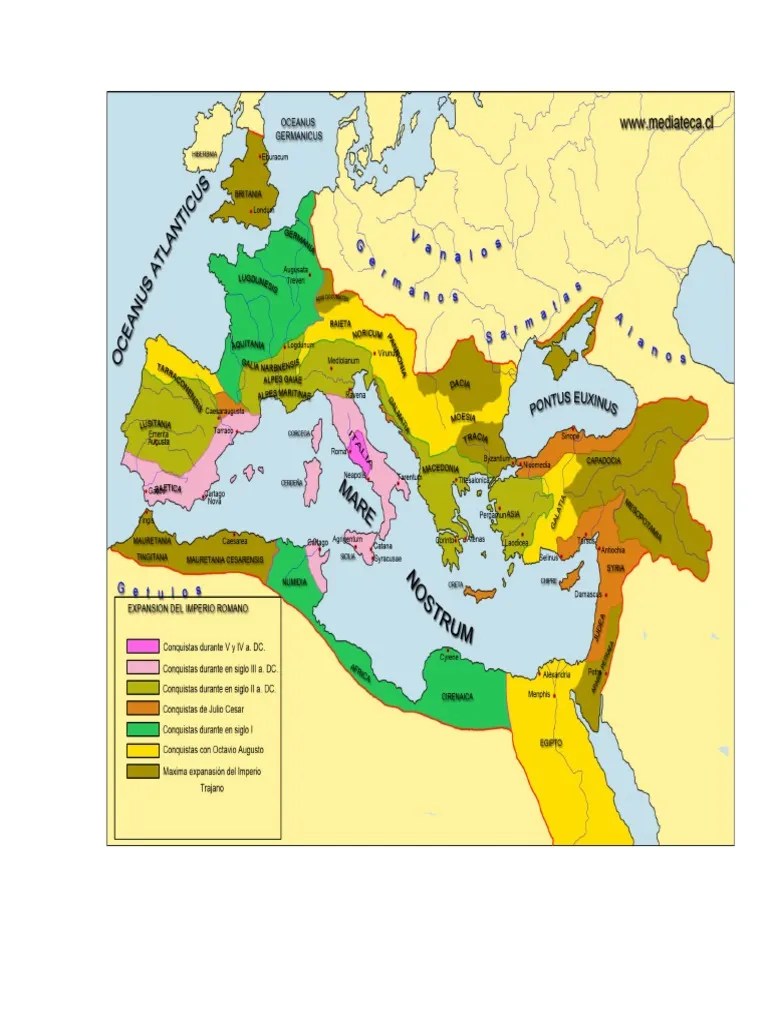 Mapas Del Imperio Romano | PDF