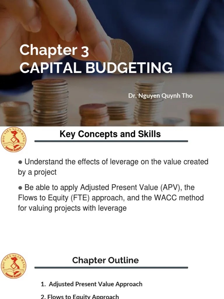 Cf2 Chapter 3 Capital Budgeting Sv Pdf
