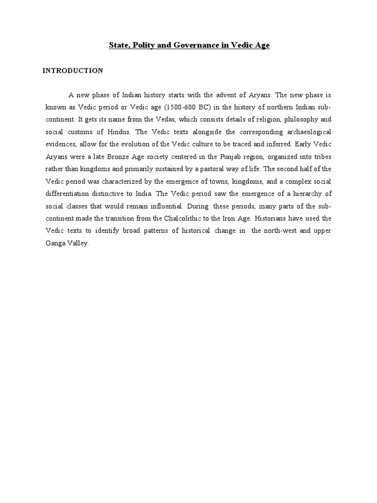 Vedic Period | PDF | Vedas | Indian Religions