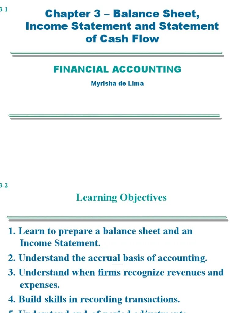 Day 4 Income Statement And Statement Of Cash Flow | PDF | Debits And ...