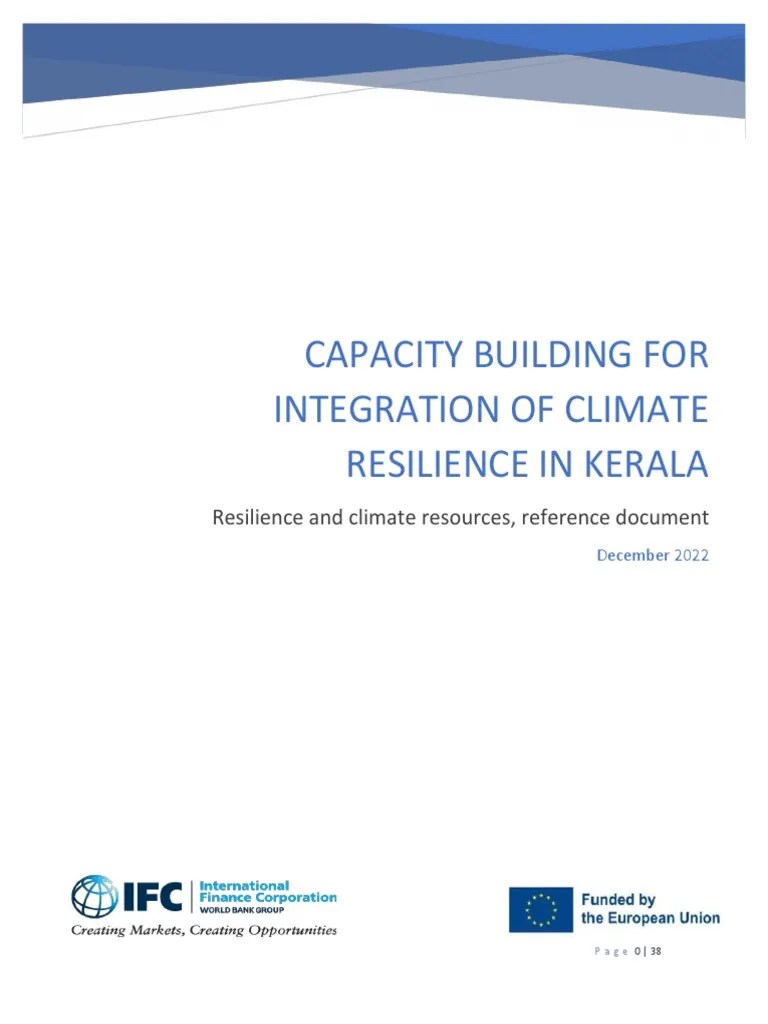 Resilience And Climate Resources, Reference Document | Download Free PDF | Climate Resilience ...