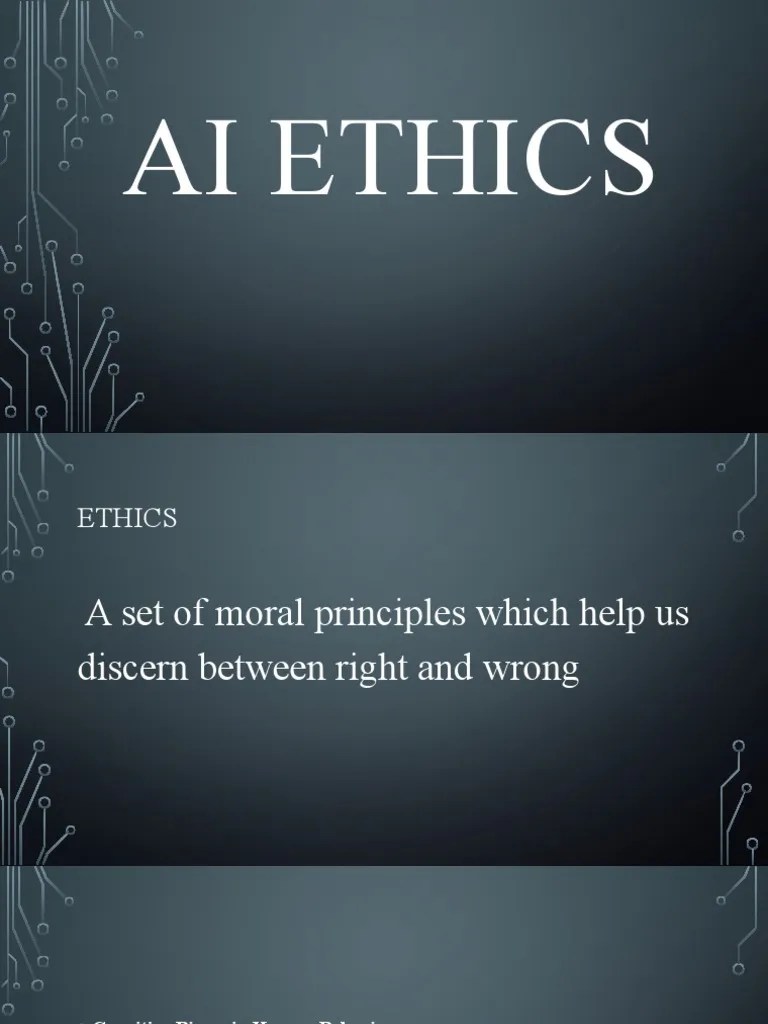 Ai Ethics | PDF | Artificial Intelligence | Intelligence (AI) & Semantics