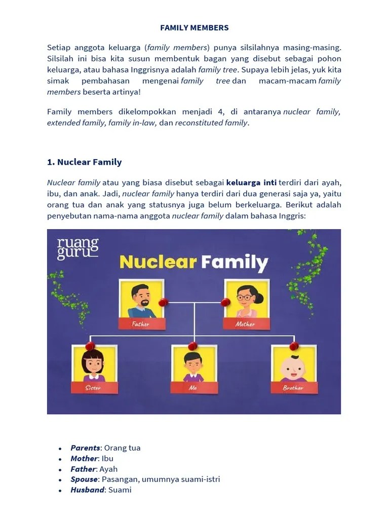 Family Members | PDF