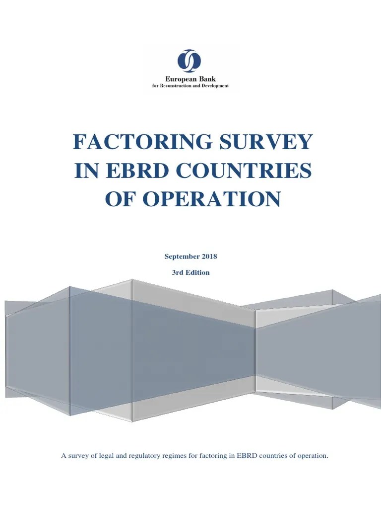 Factoring Survey - 3rd Edition | PDF | Factoring (Finance) | Foreign ...
