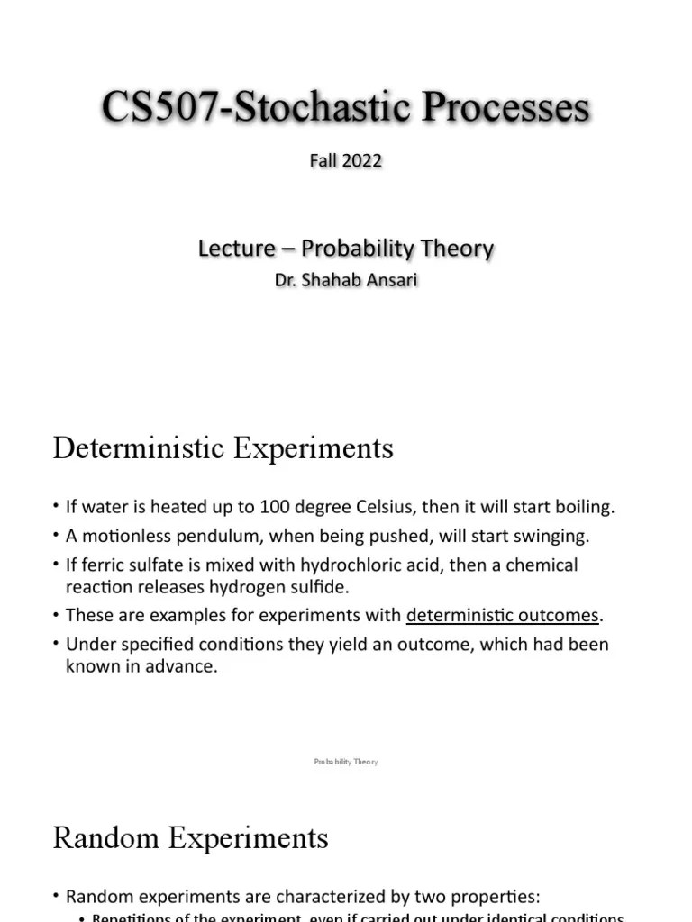 Probability Theory 2 | PDF | Probability Theory | Mathematics