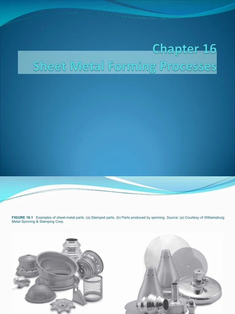 Lecture 5 Sheet Metal Forming | PDF | Sheet Metal | Yield (Engineering)