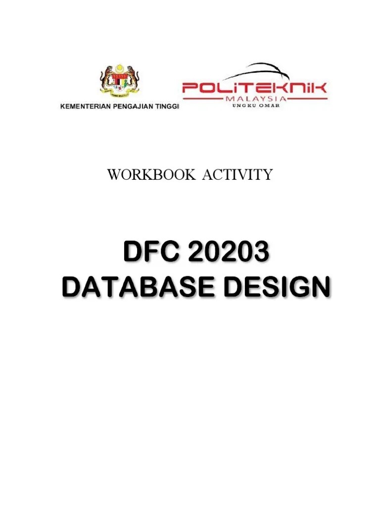 Database Design Lab Activity | PDF | Databases | Client–Server Model