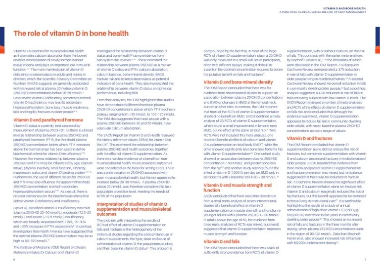 Vitamin D And Bone Health 4 | PDF | Vitamin D | Dietary Supplements