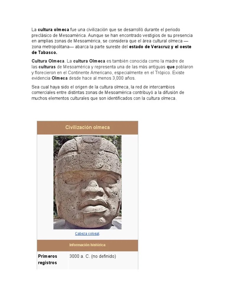 La Civilización Olmeca: Orígenes, Cultura Y Legado De La Primera Gran Civilización De ...