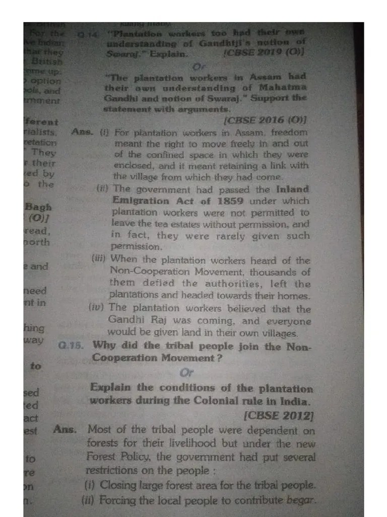 Class 10th Social Science Important Question | PDF