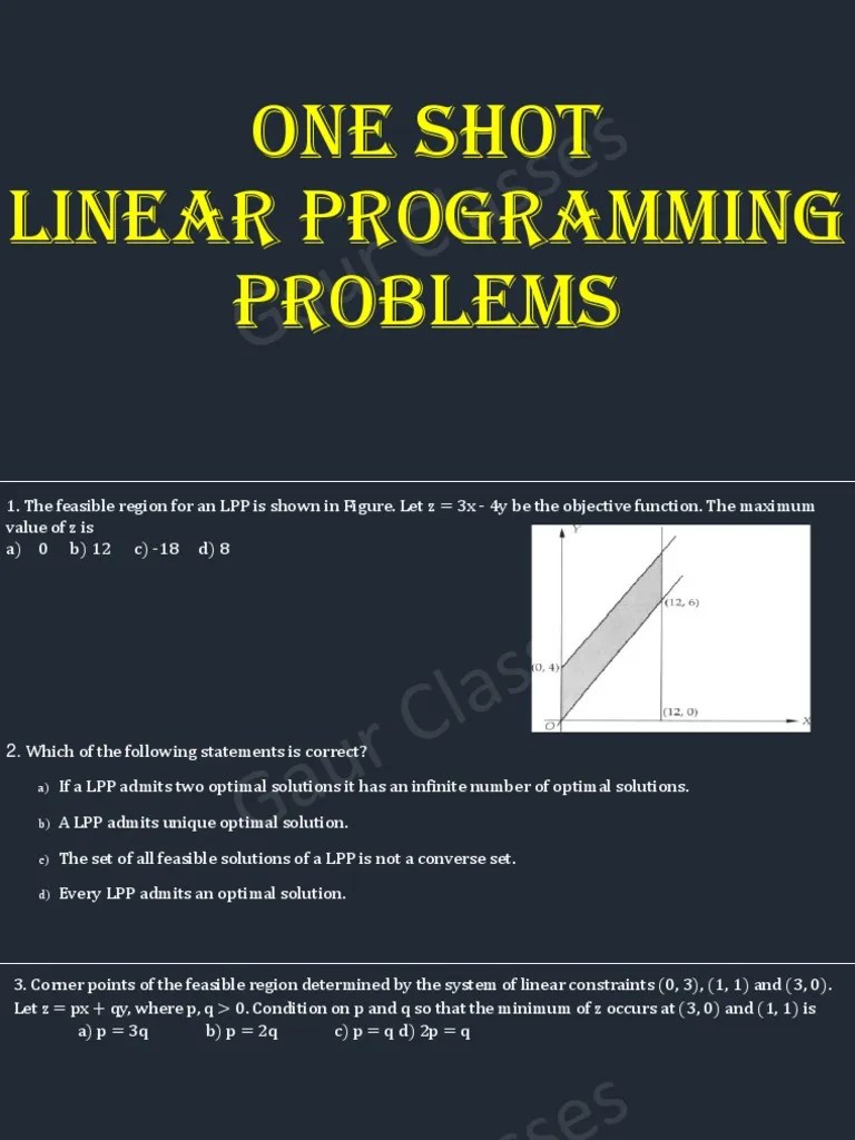 Chapter 15 - PDF | PDF | Mathematical Optimization | Linear Programming
