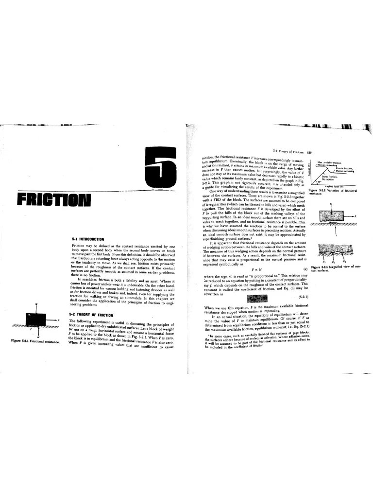 Friction, Centroid And Centers Of The Gravity, Moment Of Inertia, And ...