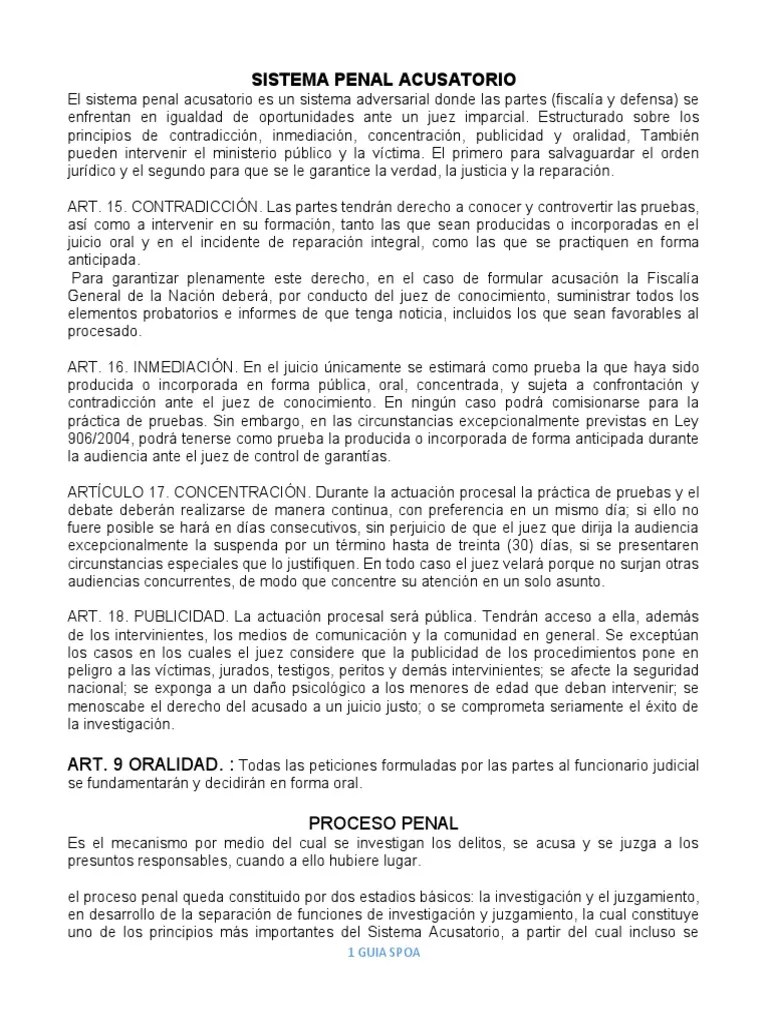 Guia Del Sistema Penal Acusatorio | PDF | Fiscal | Queja
