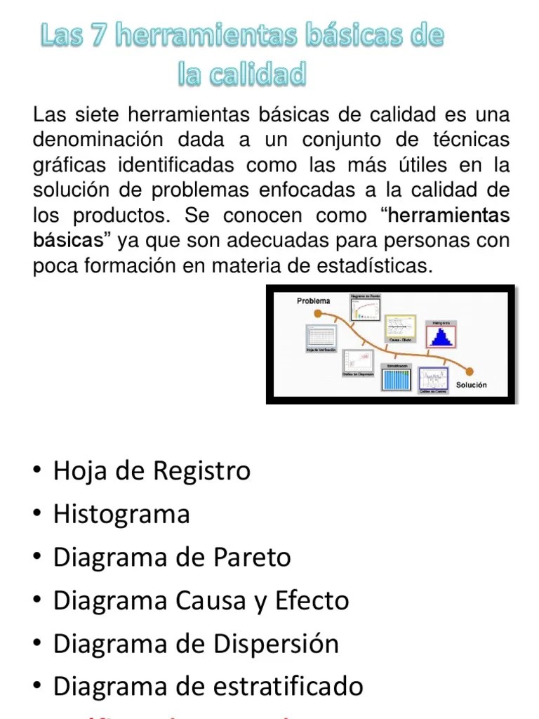 7 Herramientas De La Calidad | PDF | Histograma | Estadísticas