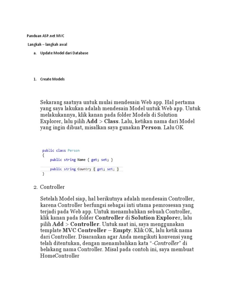OPTIMALKAN ASP.NET MVC | PDF