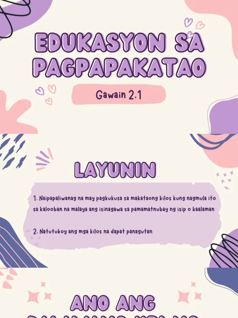 Edukasyon Sa Pagpapakatao Grade 10 QUARTER 1 | PDF