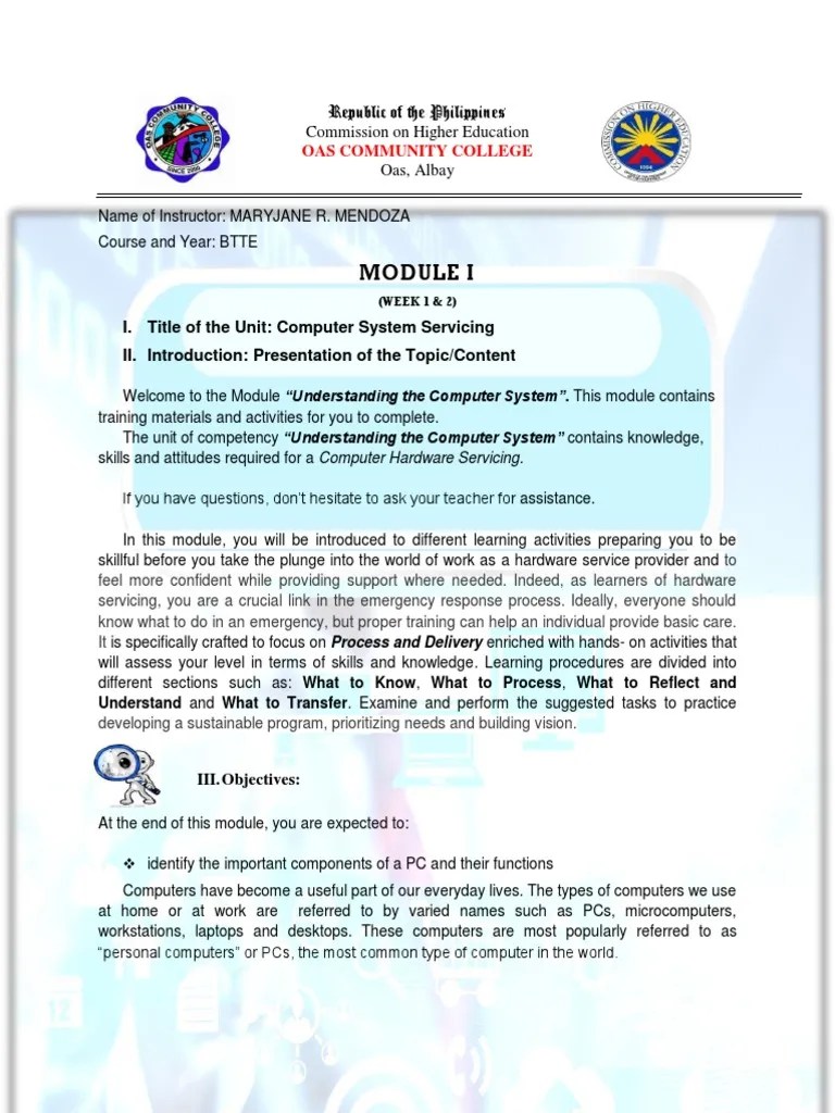Understanding The Core Components Of A Computer System | PDF | Computer ...