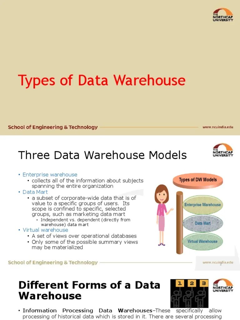 Three Data Warehouse Models And Types | PDF | Data Warehouse | Data