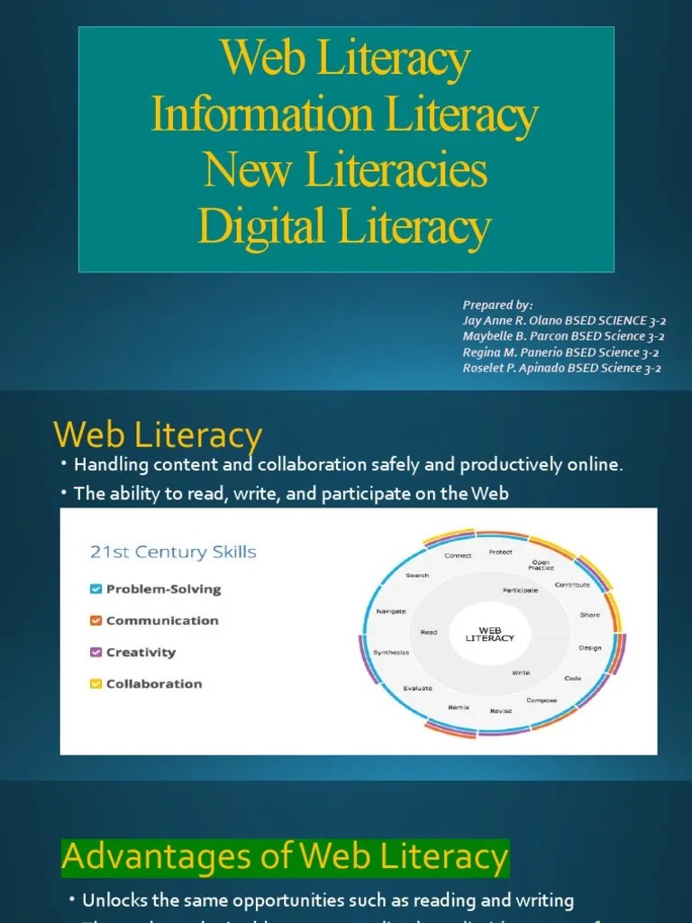 Web, Information, New, Digital Literacy | PDF | World Wide Web | Internet & Web