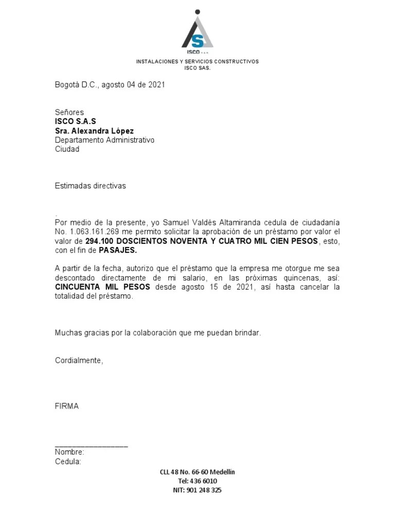 Formato Prestamo | PDF | Economias