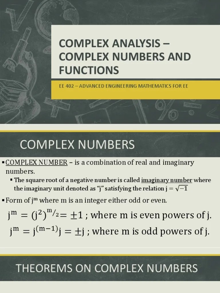 Complex Analysis Complex Numbers And Functions PDF | PDF | Complex ...