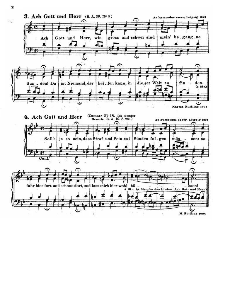 20-Chorales Bach | PDF