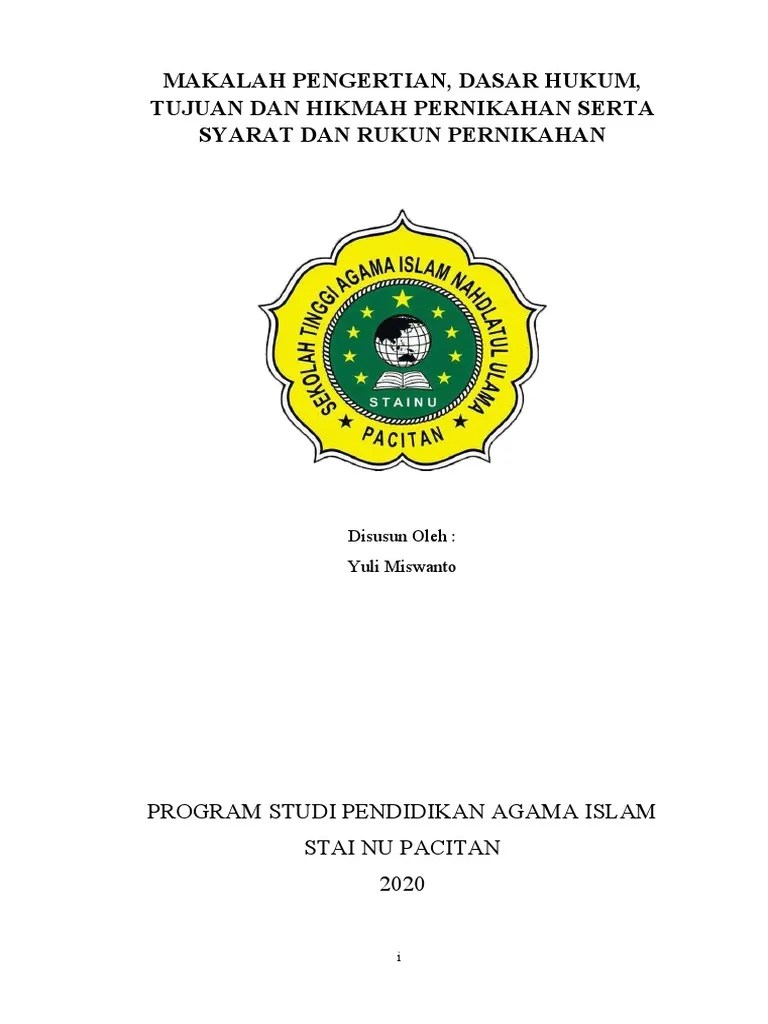 Makalah Pernikahan | PDF