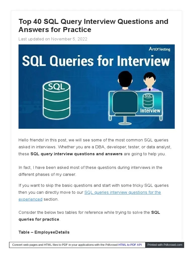 SQL Queries Pitanja | PDF | Data Management | Databases