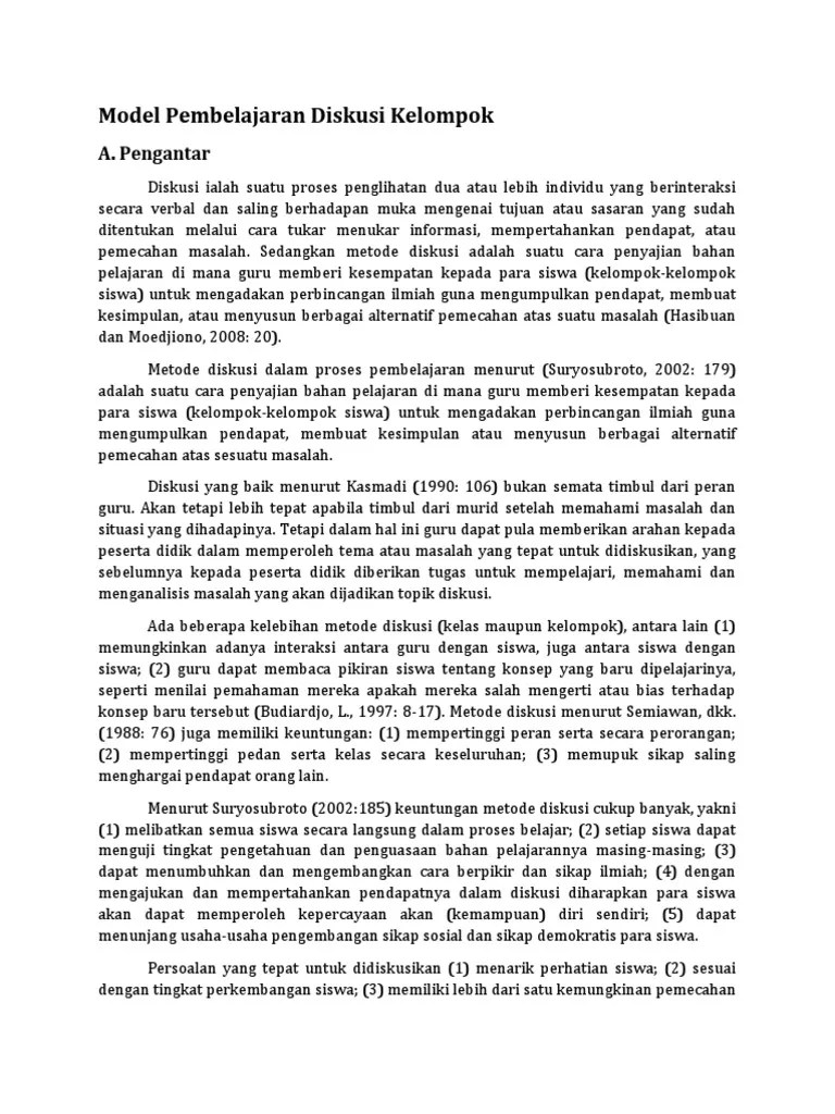 Model-Model Pembelajaran Inovatif Dan Efektif | PDF
